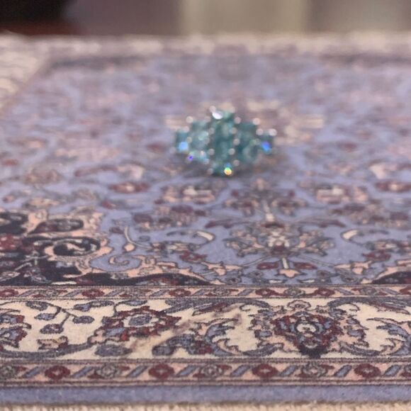 Sparkling size 7 natural Blue Zircon. Fairly lesser known stone but beautifu - Picture 6 of 6